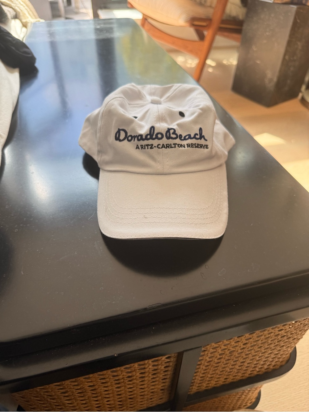 Dorado Beach A Ritz-Carlton Reserve White Baseball Cap